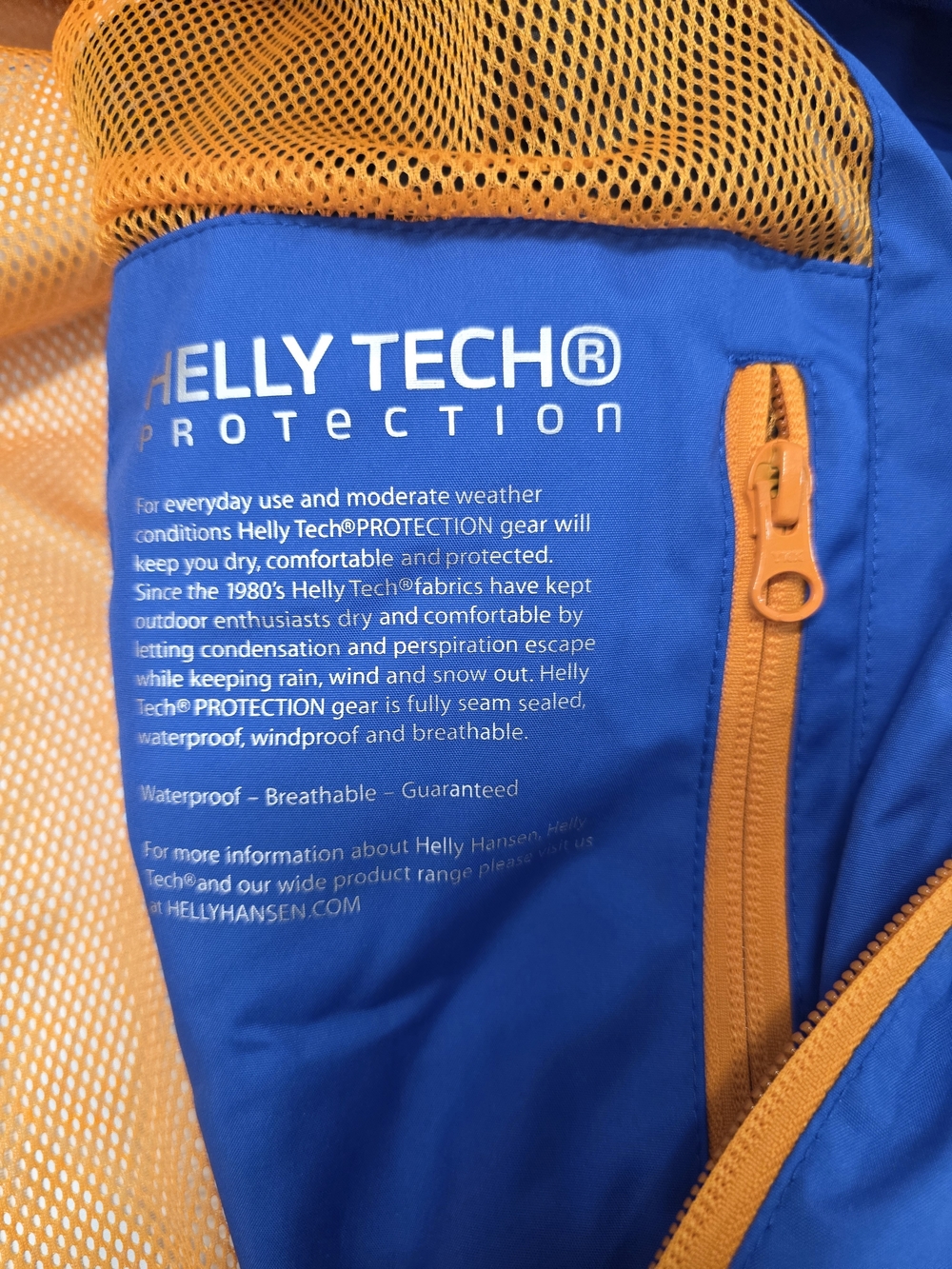 Large Blue Helly Tech Protection Seabourn Alaska Hooded - Picture 4 of 9